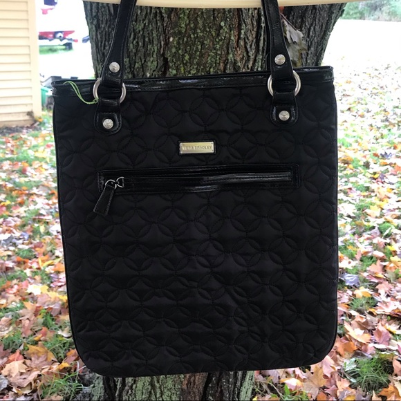Vera Bradley Handbags - Vera Bradley Quilted black tote